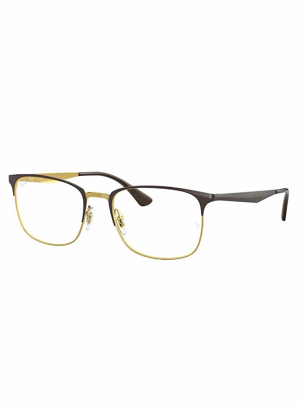 NEW:RAYBAN 6421 2905 54/18/145 Brown Arista/Gold Frames-Unisex